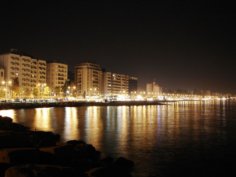 Limassol at night